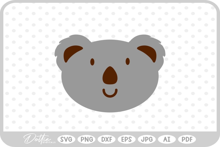 Koala Bear SVG PNG DXF