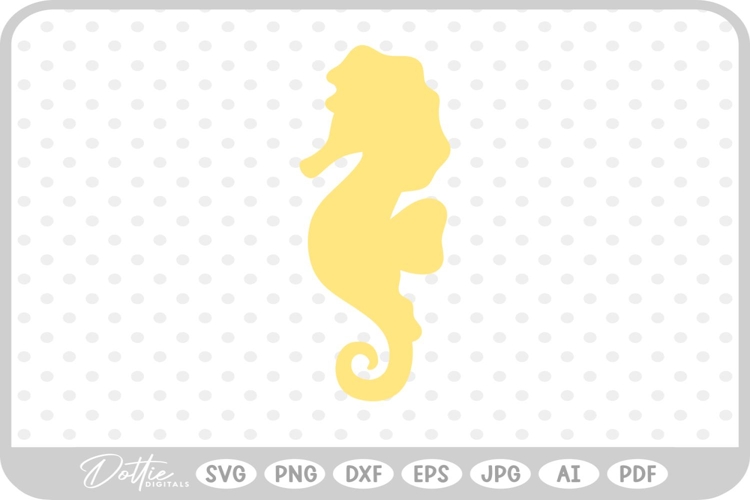 Seahorse SVG PNG DXF