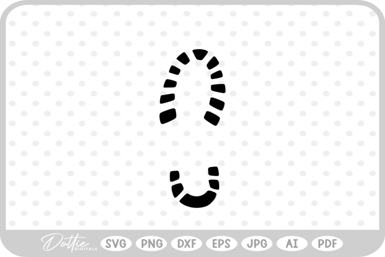 Boot Print Svg Image 5