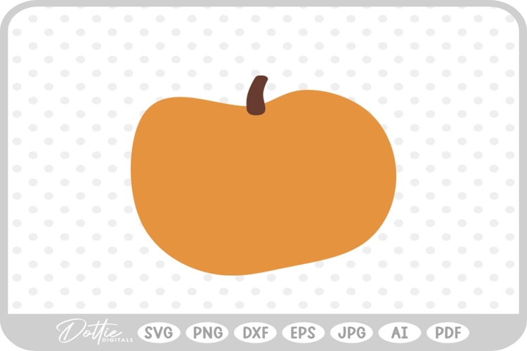 Pumpkin Halloween Autumn Fall Squash SVG PNG DXF
