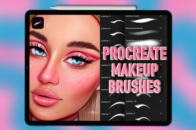 Procreate makeup brushes Procreate portrait brushes