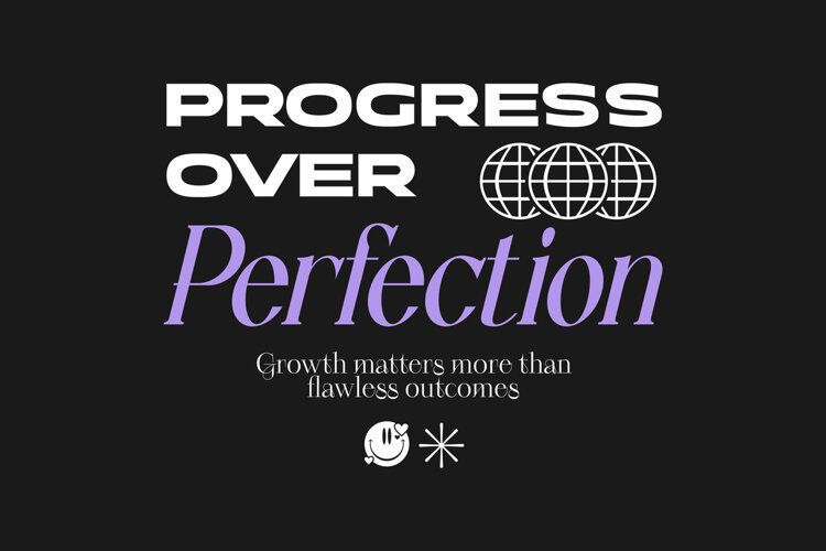 Progress Over Urban Typography T-shirt Design example image 1