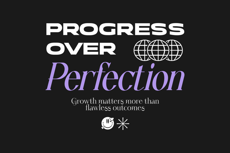 Progress Over Urban Typography T-shirt Design