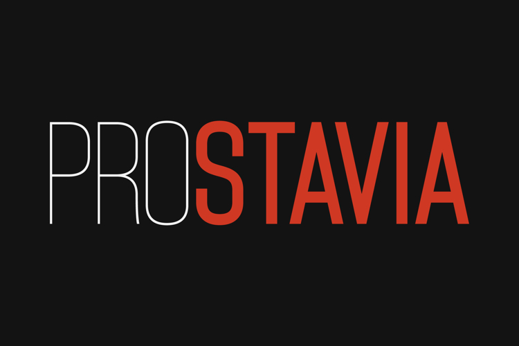 Prostavia Sans Serif Modern Typeface