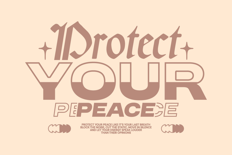 Protect Mental Health Typography T-shirt Design