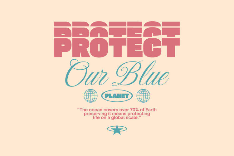 Protect Marine Environment T-shirt Design example image 1