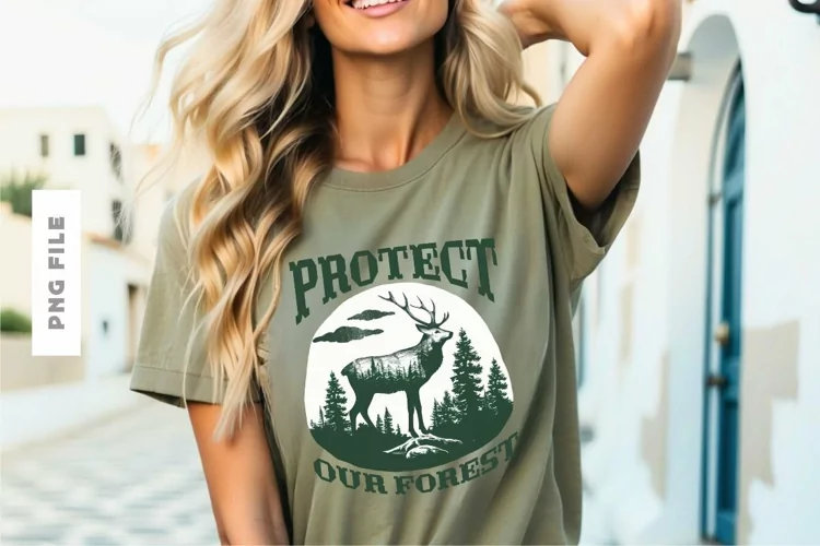 Protect Our Forest T shirt Design