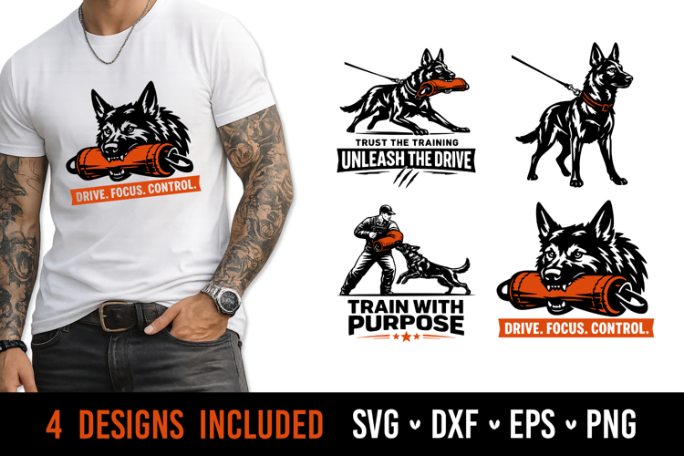 Protection Dog Training SVG Bundle