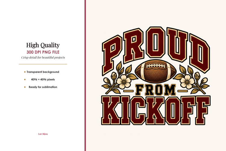 Senior Football Mom 2027 Shirt Design