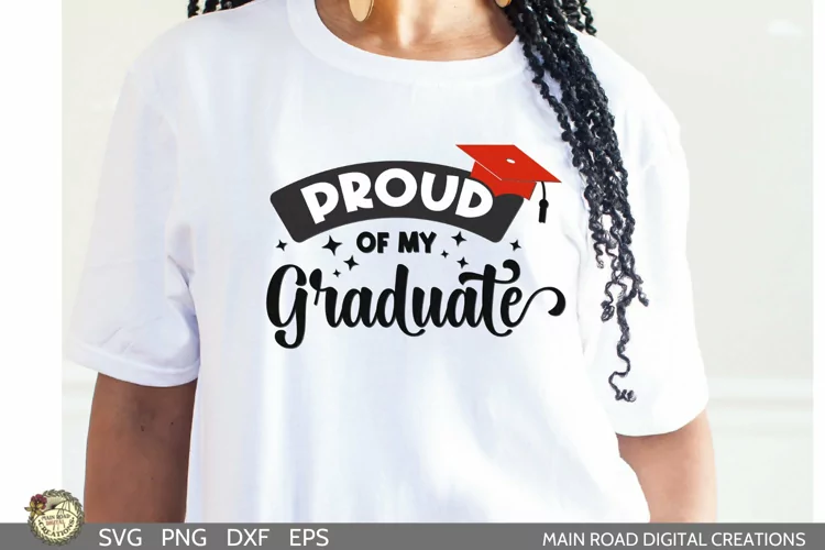Proud of My Graduate Graduation Cap SVG File