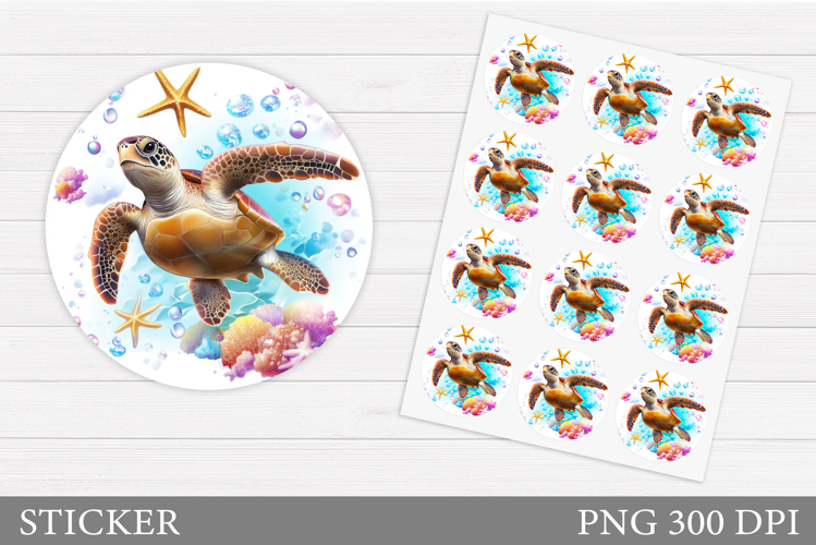 Cute Turtle Clipart Image 11