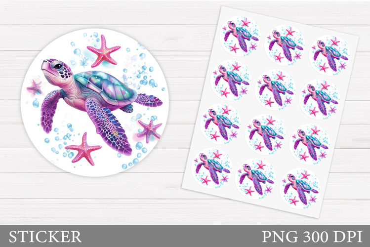 Cute Turtle Clipart Image 12