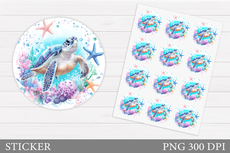 Cute Turtle Clipart Image 14