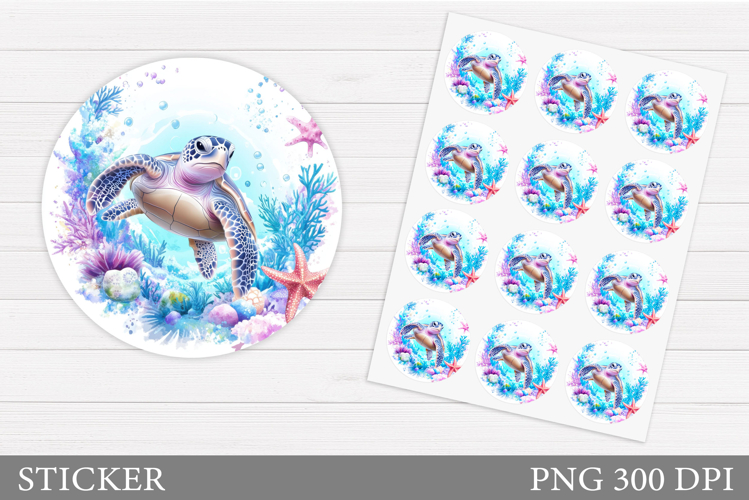 Cute Turtle Clipart Image 13