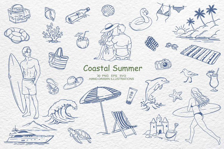 Beach Theme Clipart Image 18