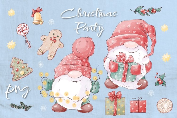 Cute Gnome Clipart Image 22