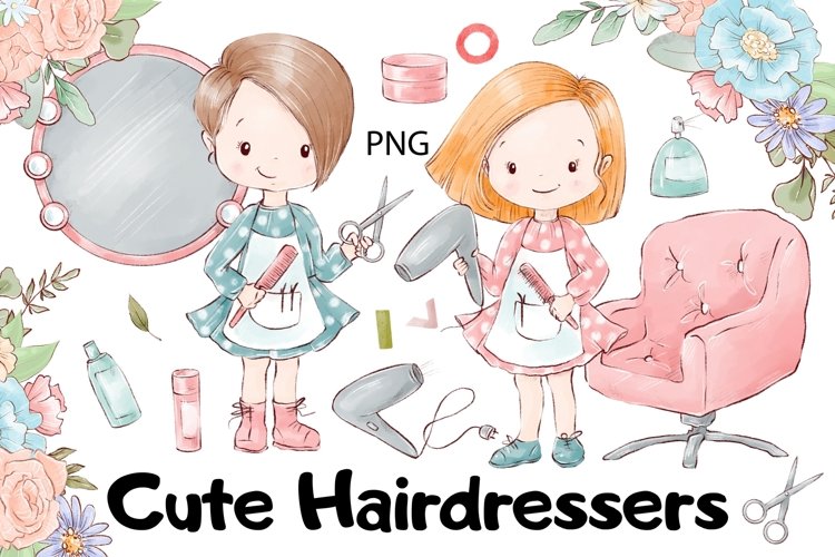 Cute Girl Clipart Image 2