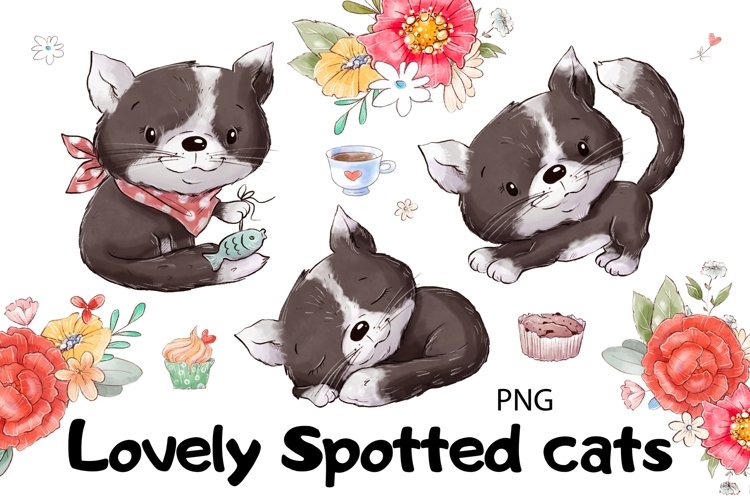 Cat Watercolor Image 22