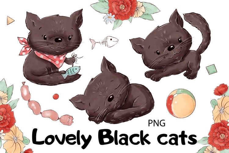 Black Cat Clipart Image 5