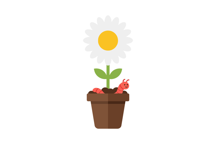 Flower In A Pot Clipart Image 6