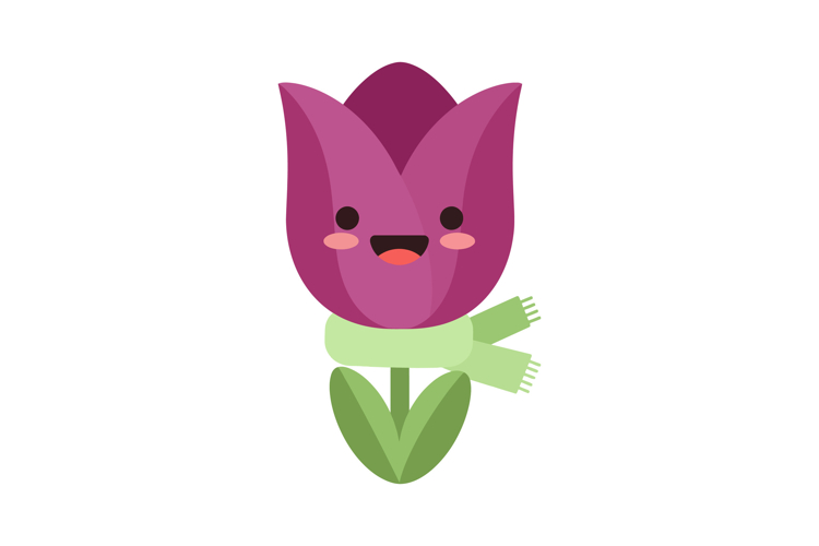 Purple Flower Clipart Image 5