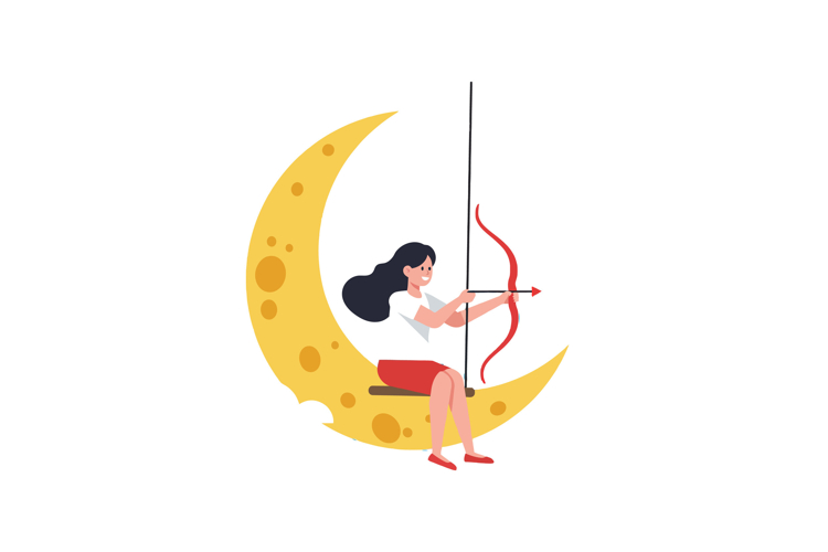 Moon Vector Image 12