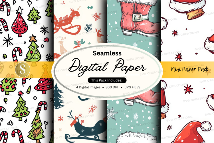 Christmas digital paper