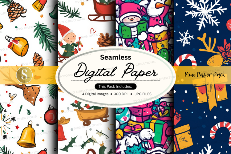 Christmas digital paper