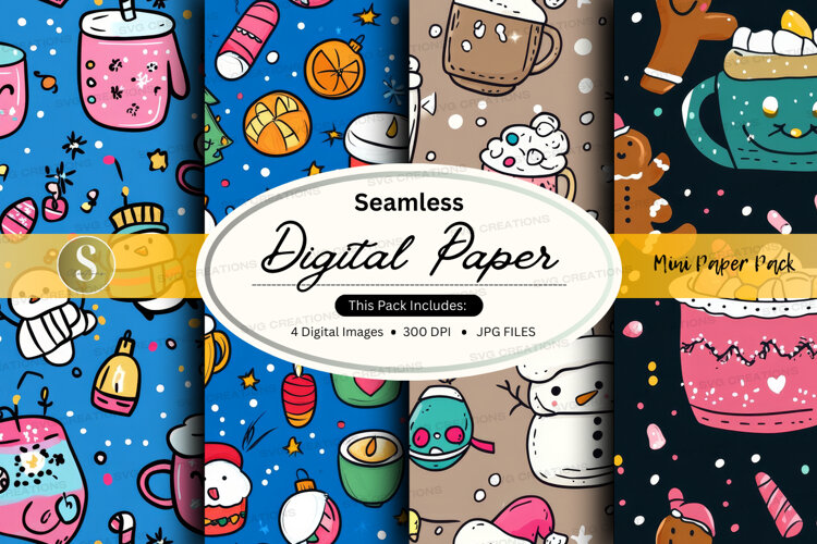 Seamless digital paper example image 1