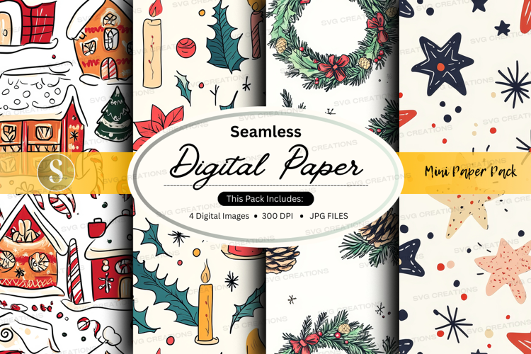 Christmas digital paper