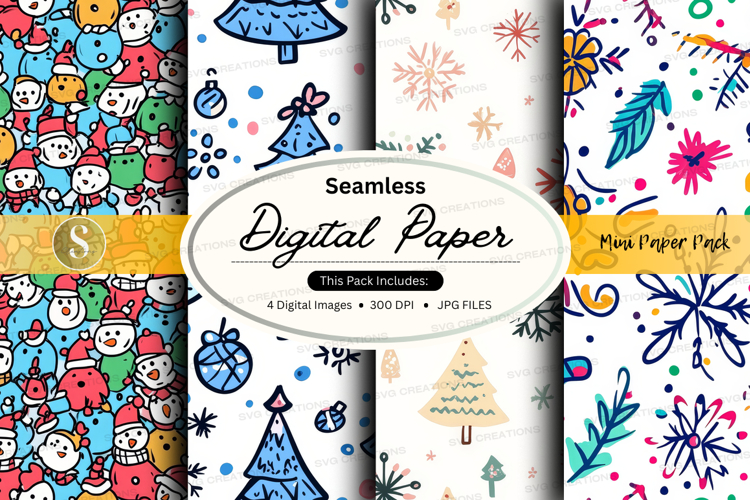 Christmas Seamless Pattern Image 3