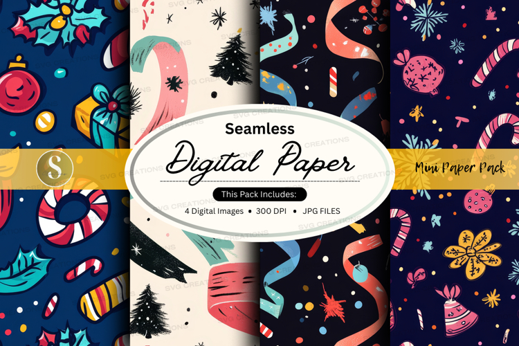 Christmas Seamless Pattern Image 21