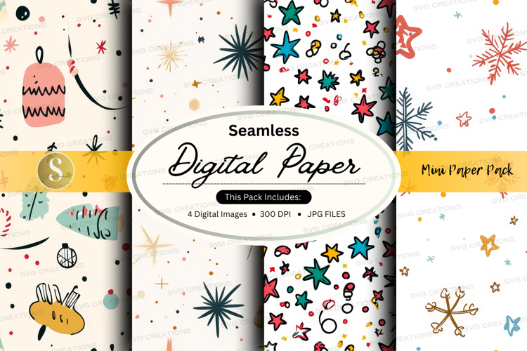 Christmas digital paper