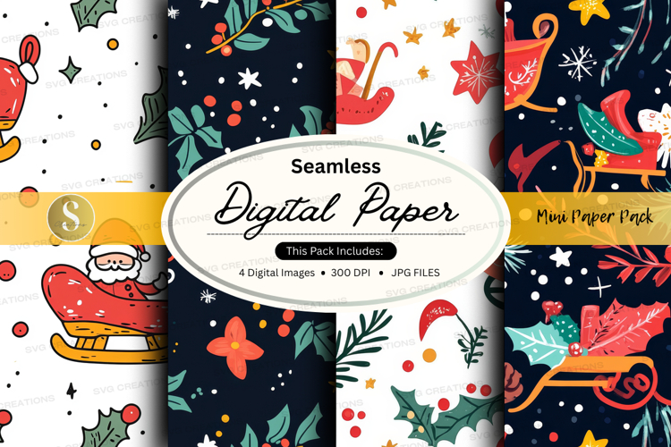 Christmas Seamless Pattern Image 3
