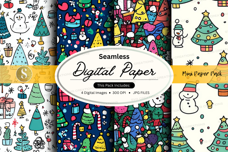 Christmas Seamless Pattern Image 21