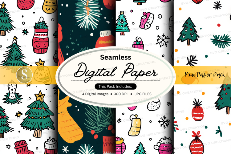 Christmas Seamless Pattern Image 20