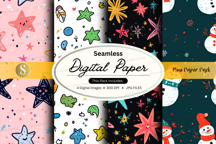 Seamless digital paper example image 1