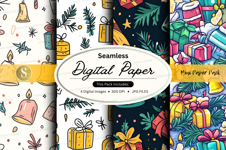 Christmas Seamless Pattern Image 11