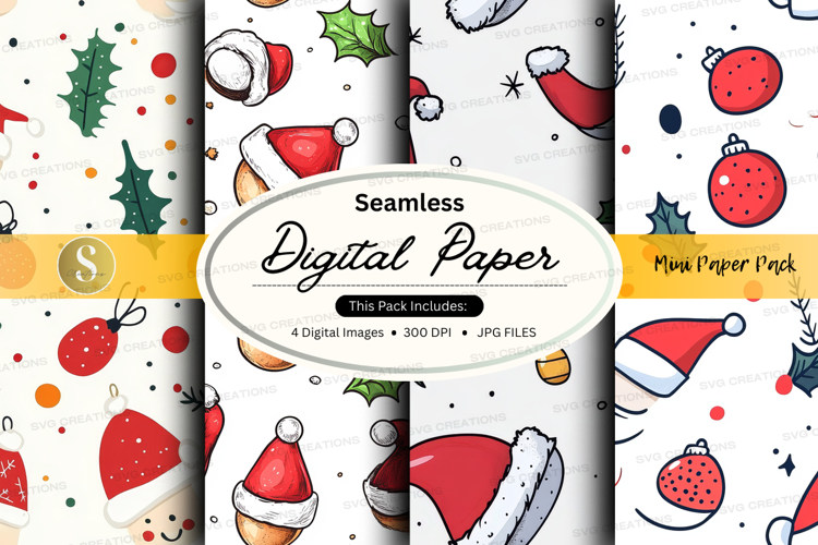 Christmas digital paper