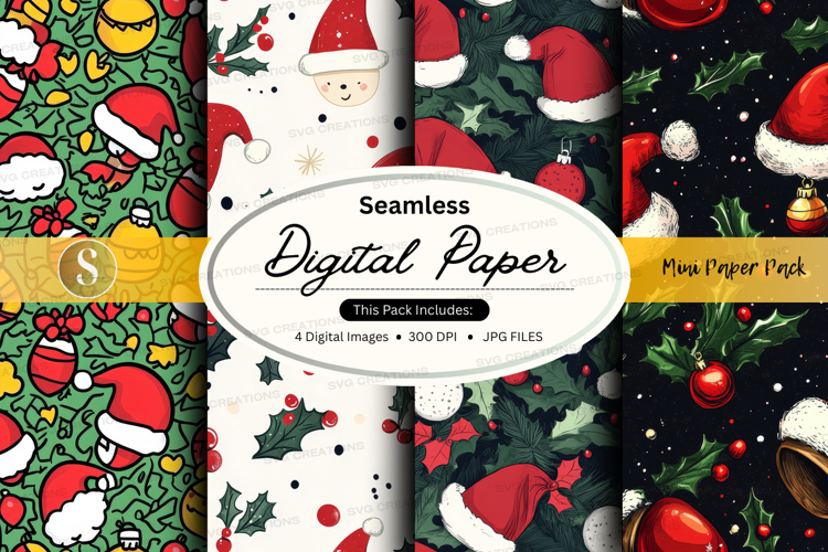 Christmas digital paper