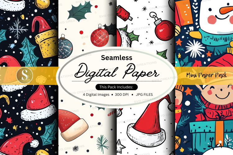 Christmas digital paper