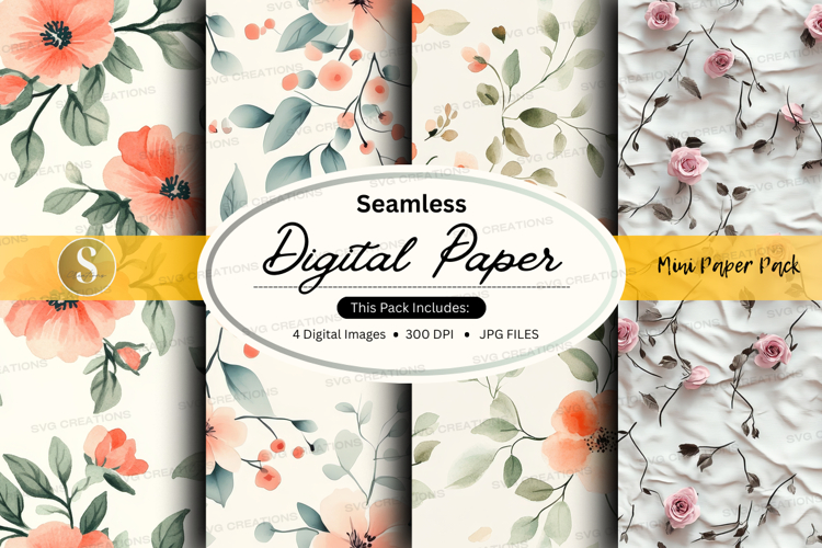 Floral Seamless Pattern Image 24