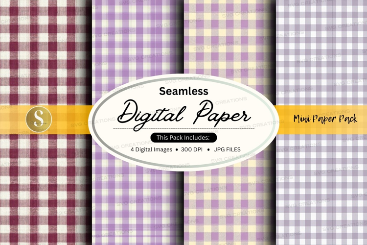Seamless plaid pattern