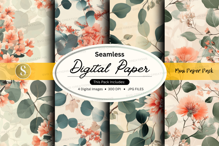Floral Seamless Pattern Image 18