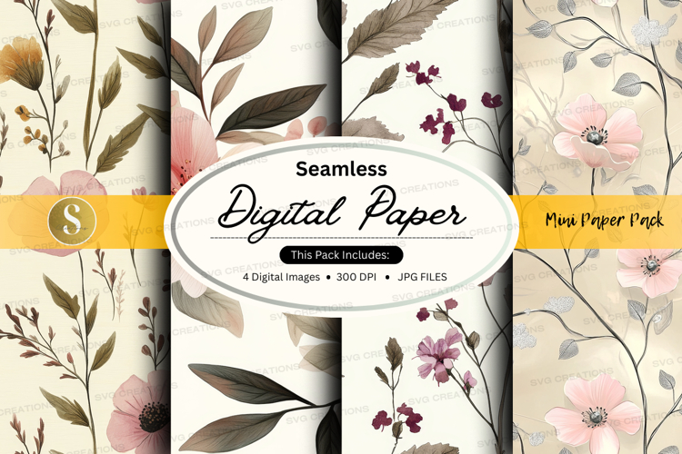 Floral Seamless Pattern Image 16