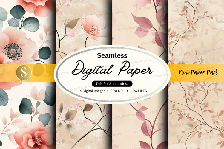 Seamless digital paper example image 1