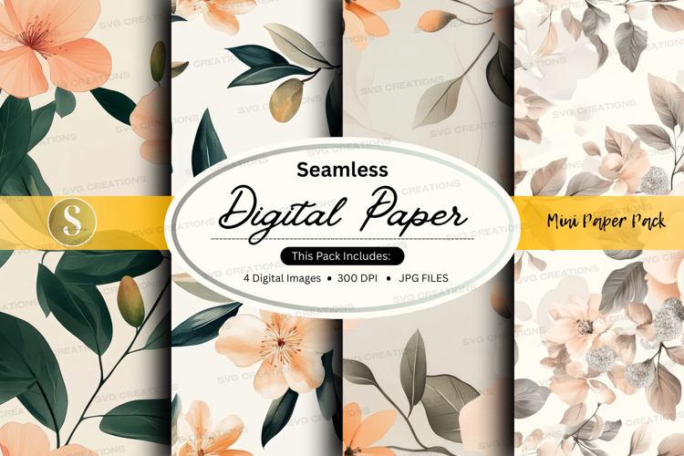 Seamless digital paper pack