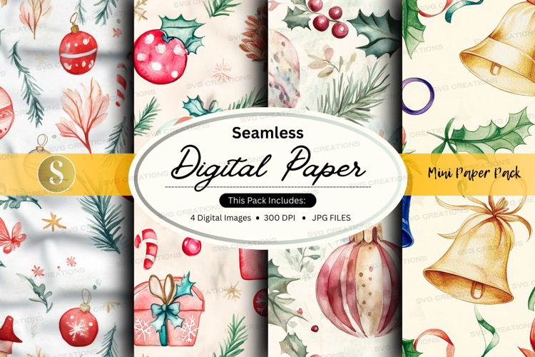 Christmas Seamless Pattern Image 19