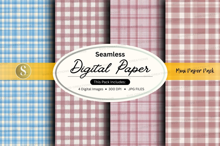 Seamless plaid pattern