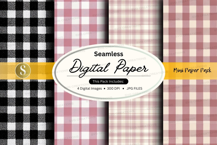 Seamless plaid pattern